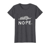 Lazy Day Procrastinate Grumpy Tired Cute Funny Cat Shirt