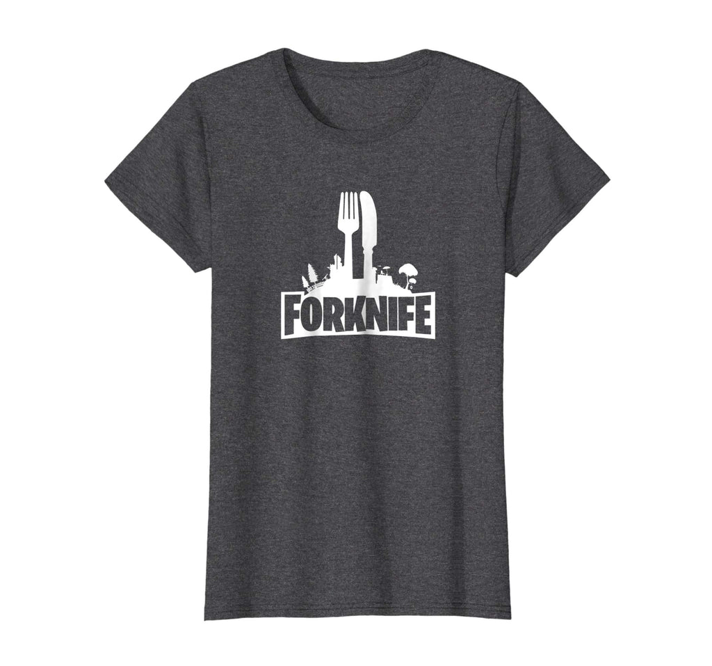 Funny Forknife Video Games Joke Graphic Shirt | Forkknife