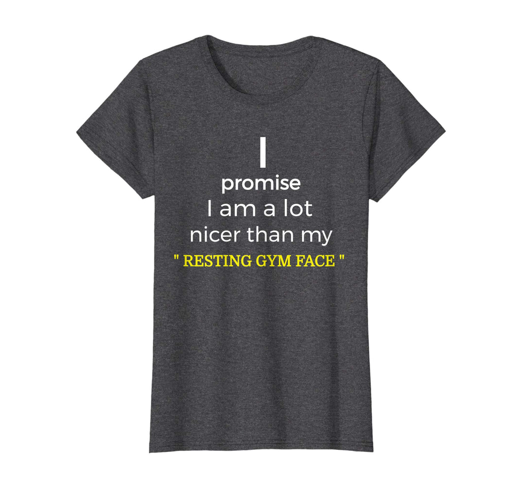Funny Gym Shirt &quot; Resting GYM face &quot;