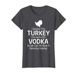 Basted Turkey with Vodka Funny Thanksgiving T Shirt