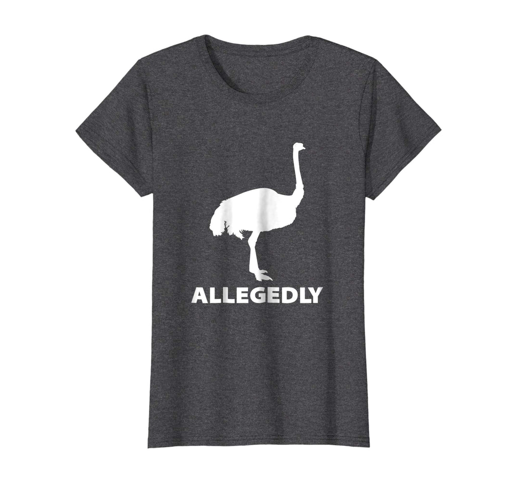 Allegedly Ostrich Flightless Bird Funny T-Shirt