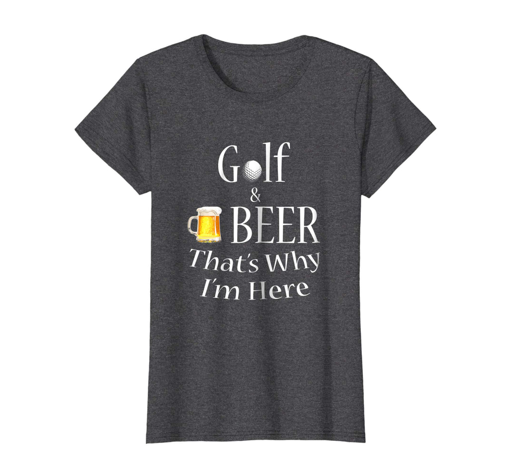 Golf and Beer Joke Dad T-Shirt Funny Fathers Day Gift