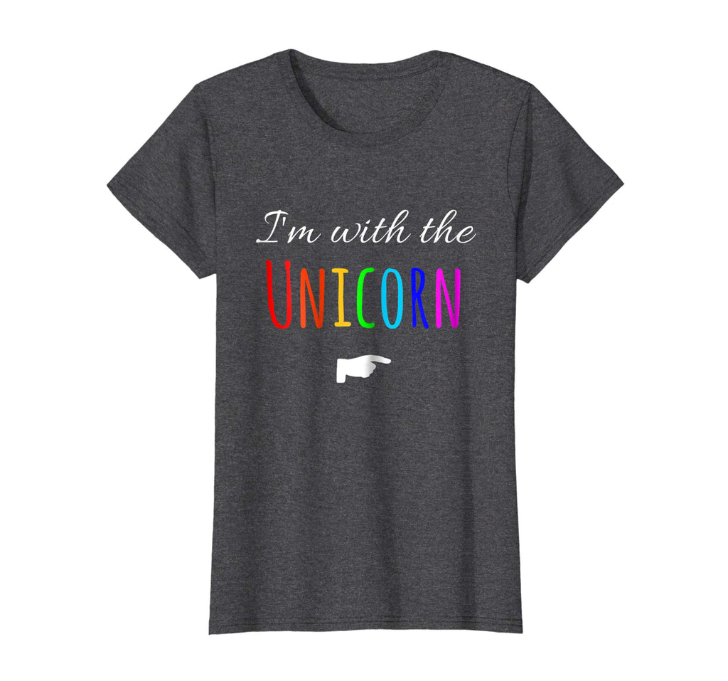 I'm With The Unicorn Cosplay Couple Funny Graphic T Shirt