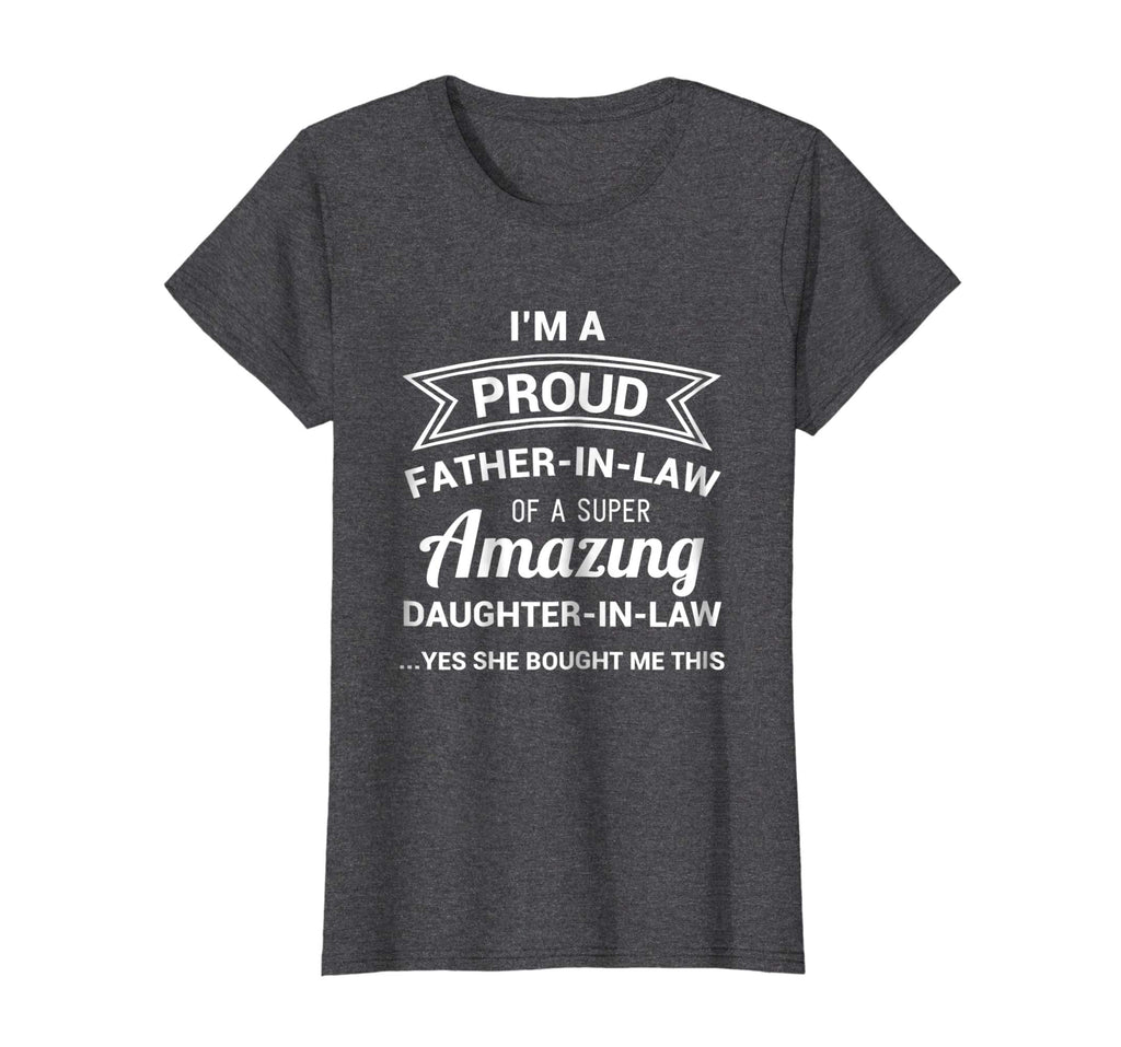 Funny Proud Father in Law Shirt Dad Fathers Day Gift Ideas
