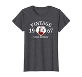Best Vintage 1967 52nd Birthday Gift T-shirt Funny Emoji Tee