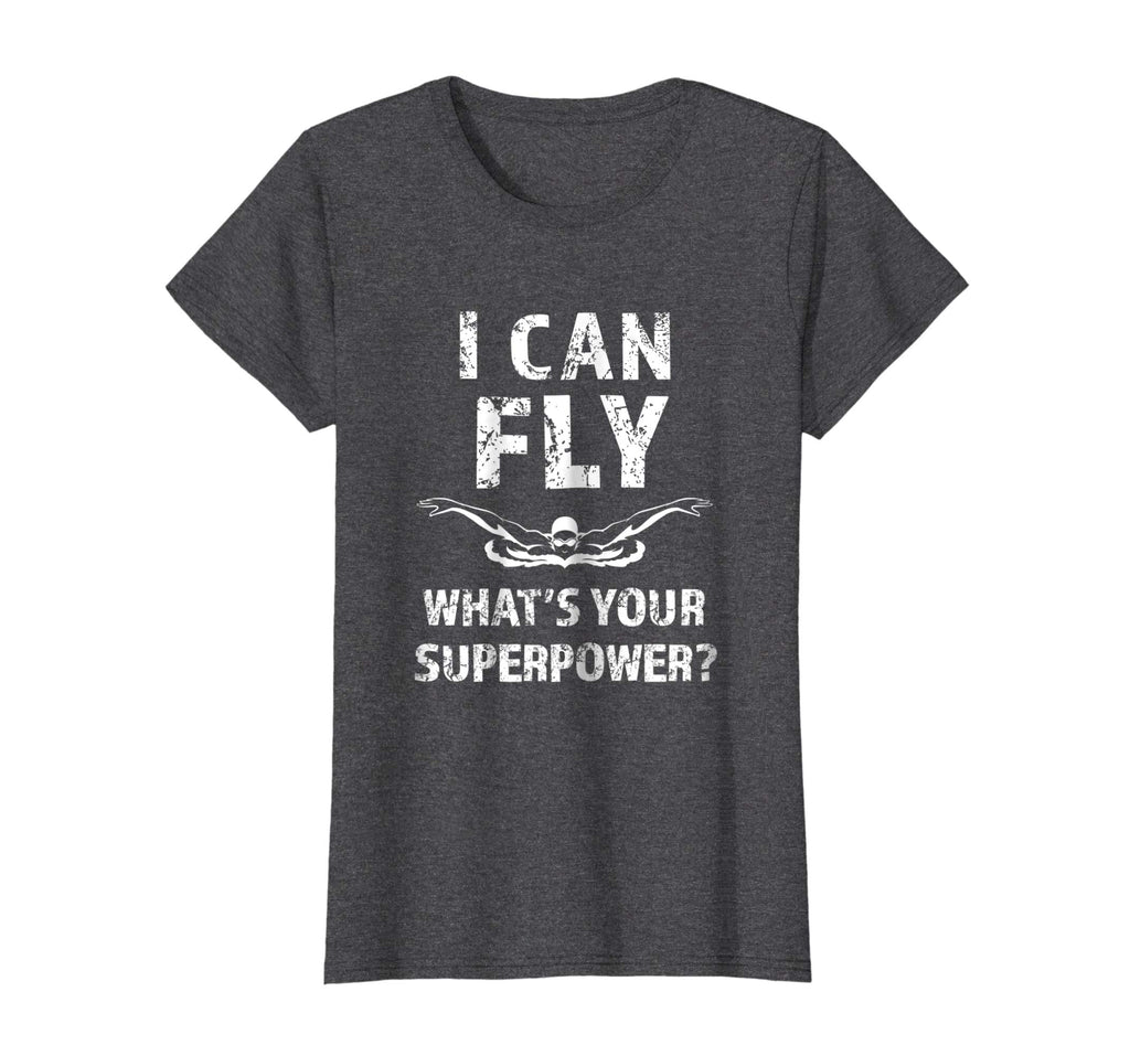 Funny I can fly what's your superpower? Swimmers Shirt