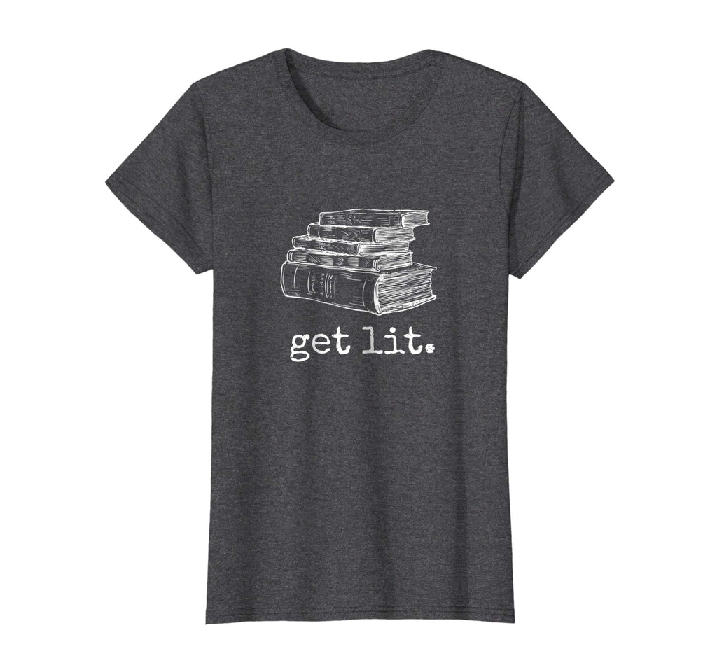 Get Lit with Books Funny Meme T Shirt