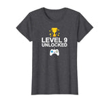9th Birthday Level 9 Unlocked Funny T-shirt Gamer Gift Baby