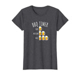 BBQ Timer Beer Drinking Funny Grilling T-Shirt
