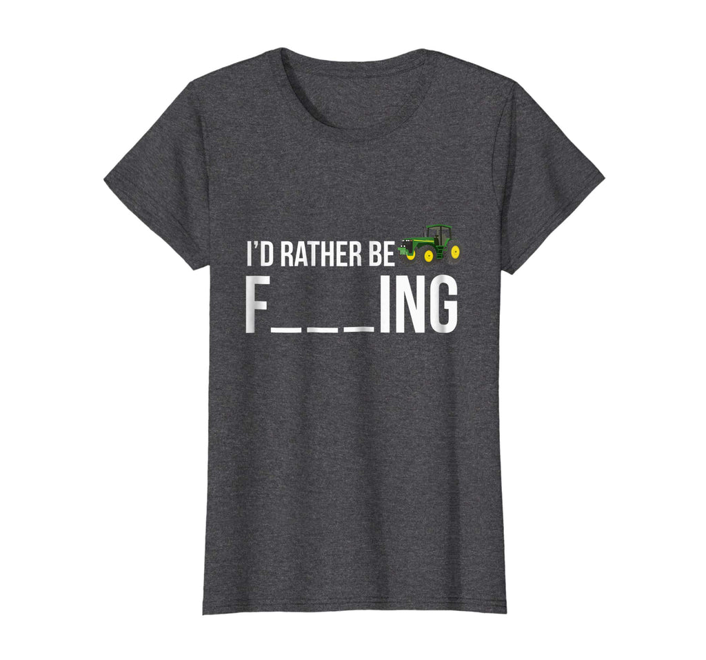 I'd Rather Be Farming T-Shirt Funny Farmer Gift Shirt