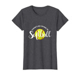 There's No Crying In Softball | Funny Softball T-Shirt Gifts