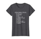 Alabama Is The Worst State Ever Funny T-Shirt