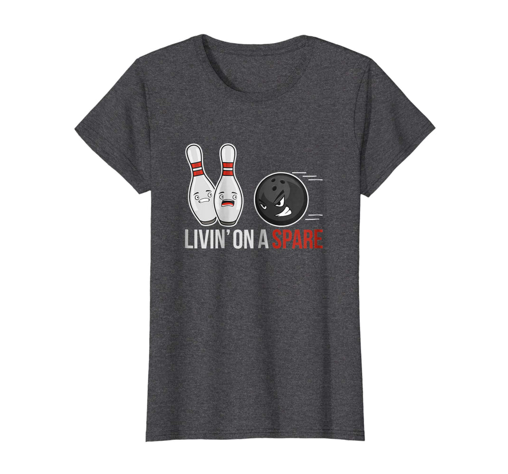 &quot;Livin' on a Spare&quot; Funny Bowling Shirt