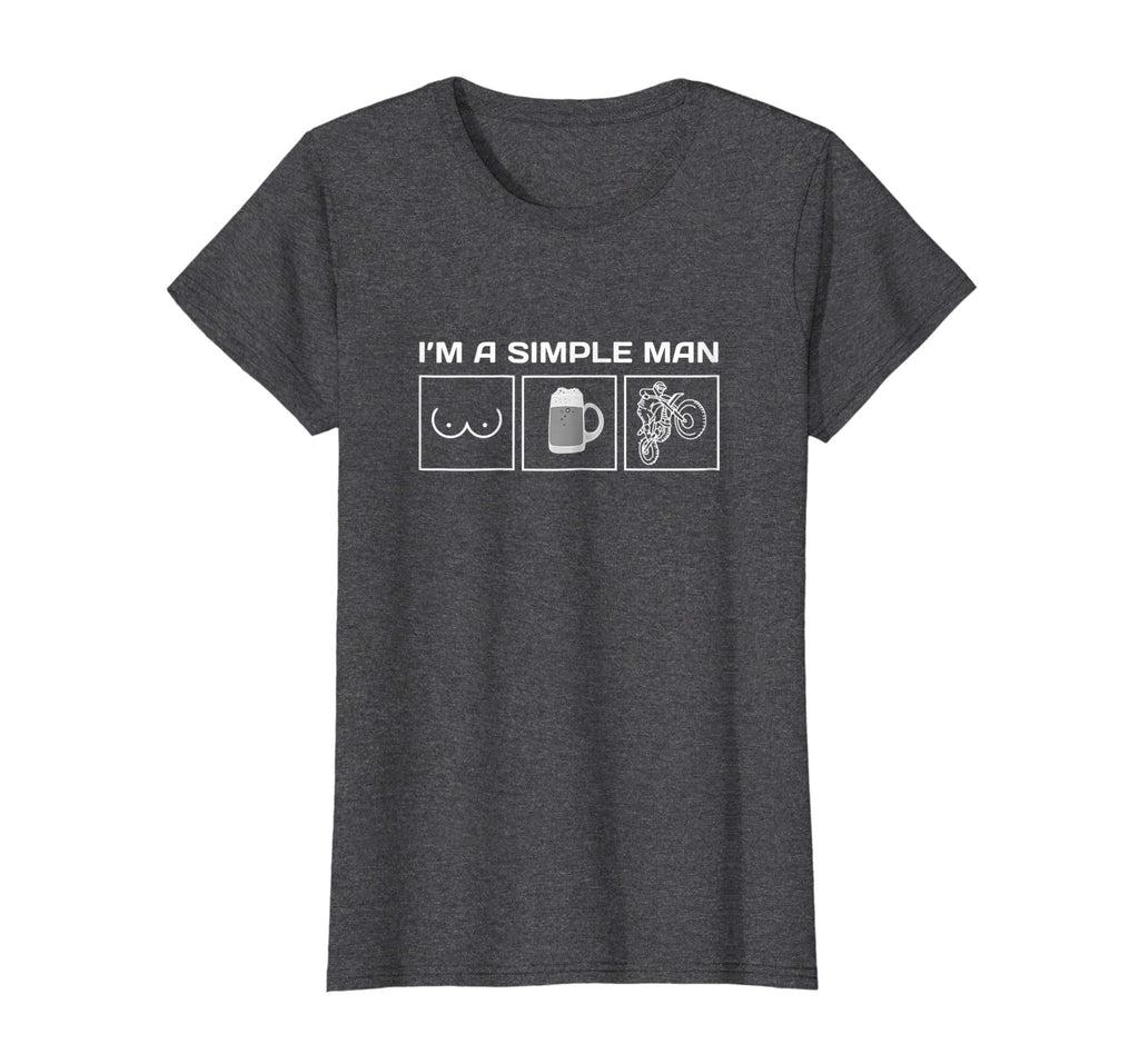 Boobs Beer Funny Motocross T-shirt Dirt Bike Racer Dad MotoX
