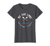 At The Lake Getting Tipsy Funny Boat Drinking T-Shirt