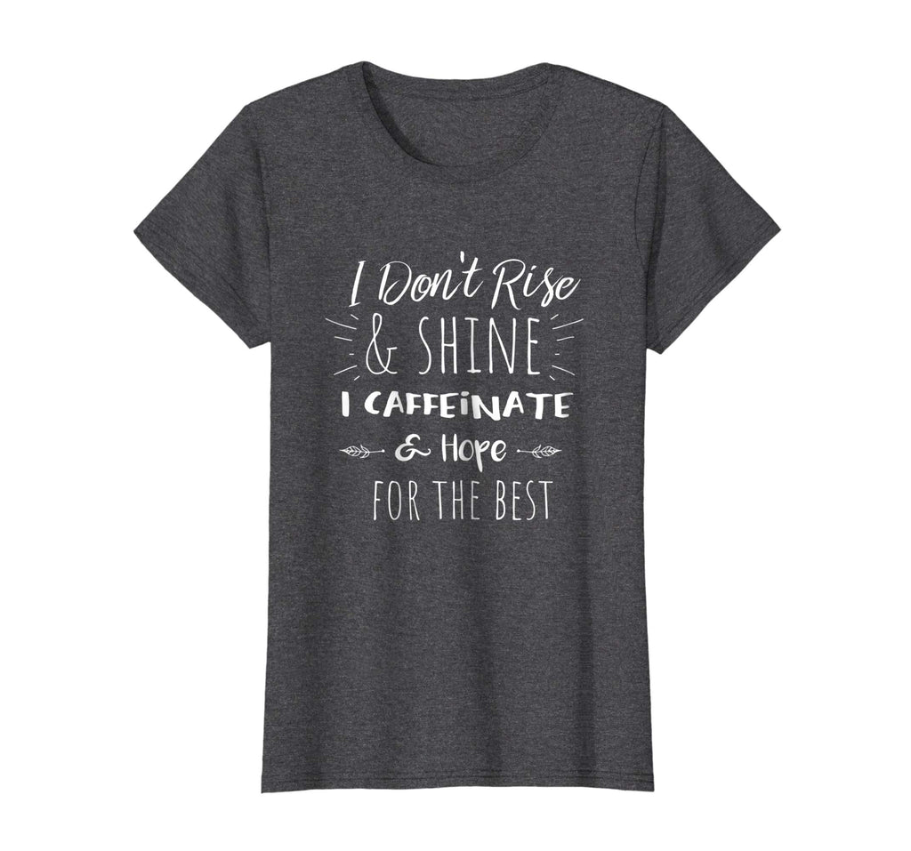 Womens Funny Coffee Shirt Coffee Lover Saying Gift for Her Mom Wine