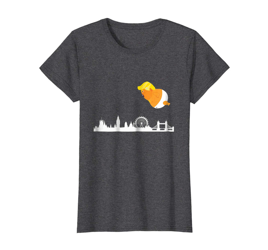 Baby Trump Balloon London Funny Anti Trump T-shirt