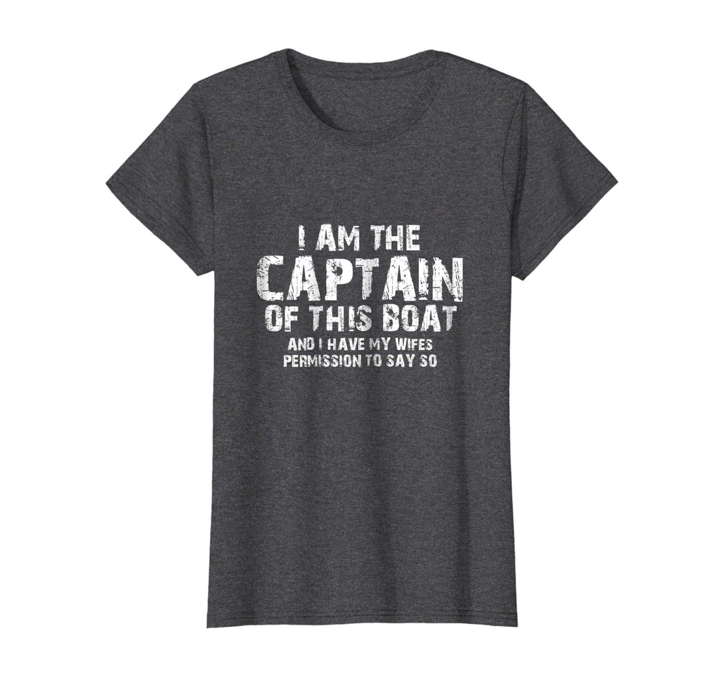 Funny Boat Sailing T Shirt I Am The Captain Of This Boat