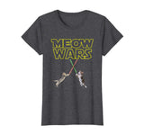 Meow Wars Funny Cat Men Women Kids T-Shirt