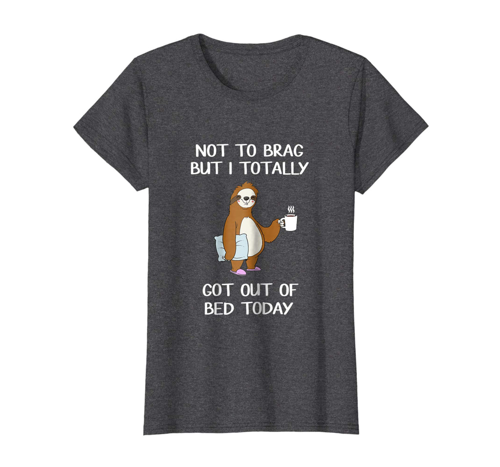 Funny Sloth T-Shirt Sleepy Pajama T Shirt Got Out Of Bed Tee
