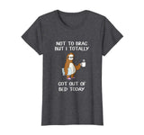Funny Sloth T-Shirt Sleepy Pajama T Shirt Got Out Of Bed Tee
