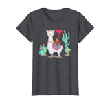 Sloth Riding Llama Tshirt Funny Valentines Day Gift