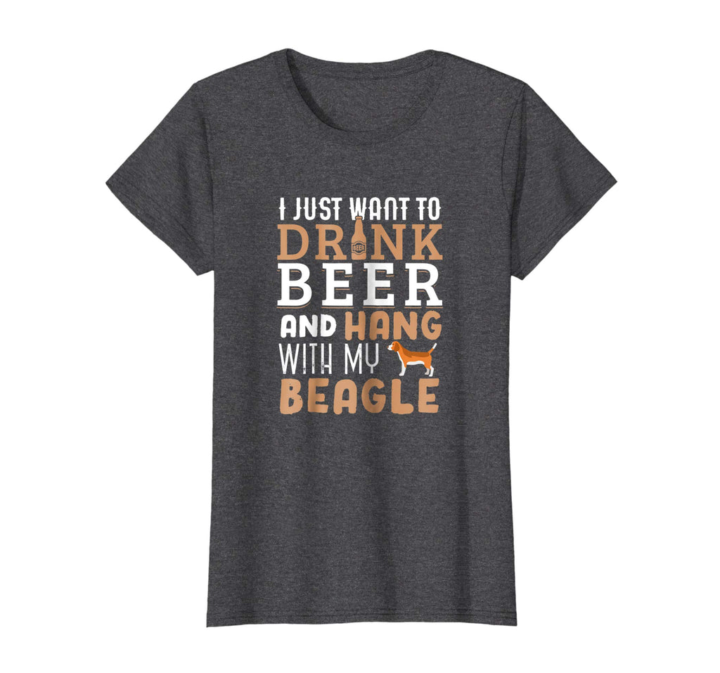 Beagle Dad Shirt Funny Father's Day Dog Lover Gift Beer