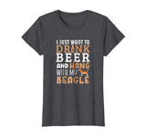 Beagle Dad Shirt Funny Father's Day Dog Lover Gift Beer