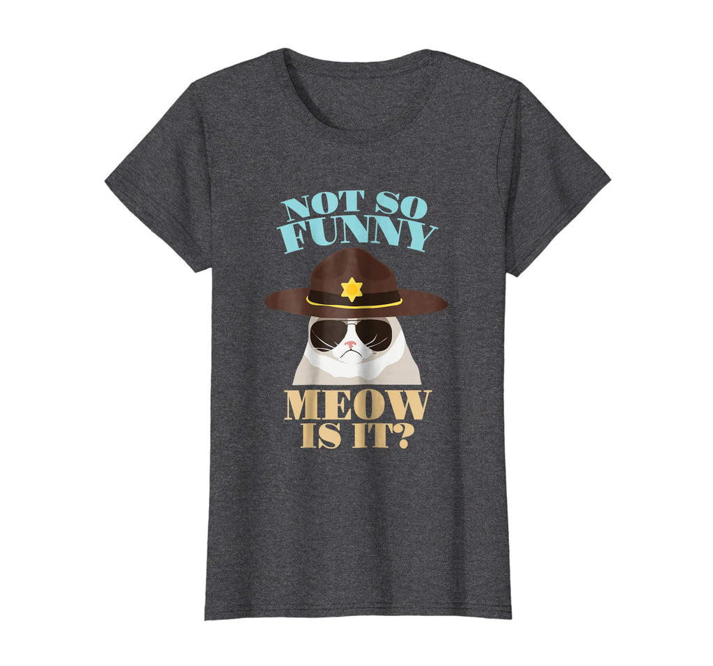 super state trooper cat shirt - not so funny meow is it gift