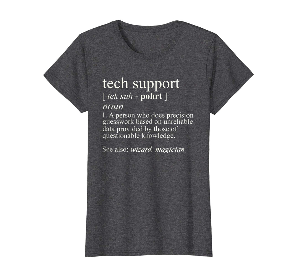 Tech Support Definition Shirt, Funny Cute Computer Nerd Gift