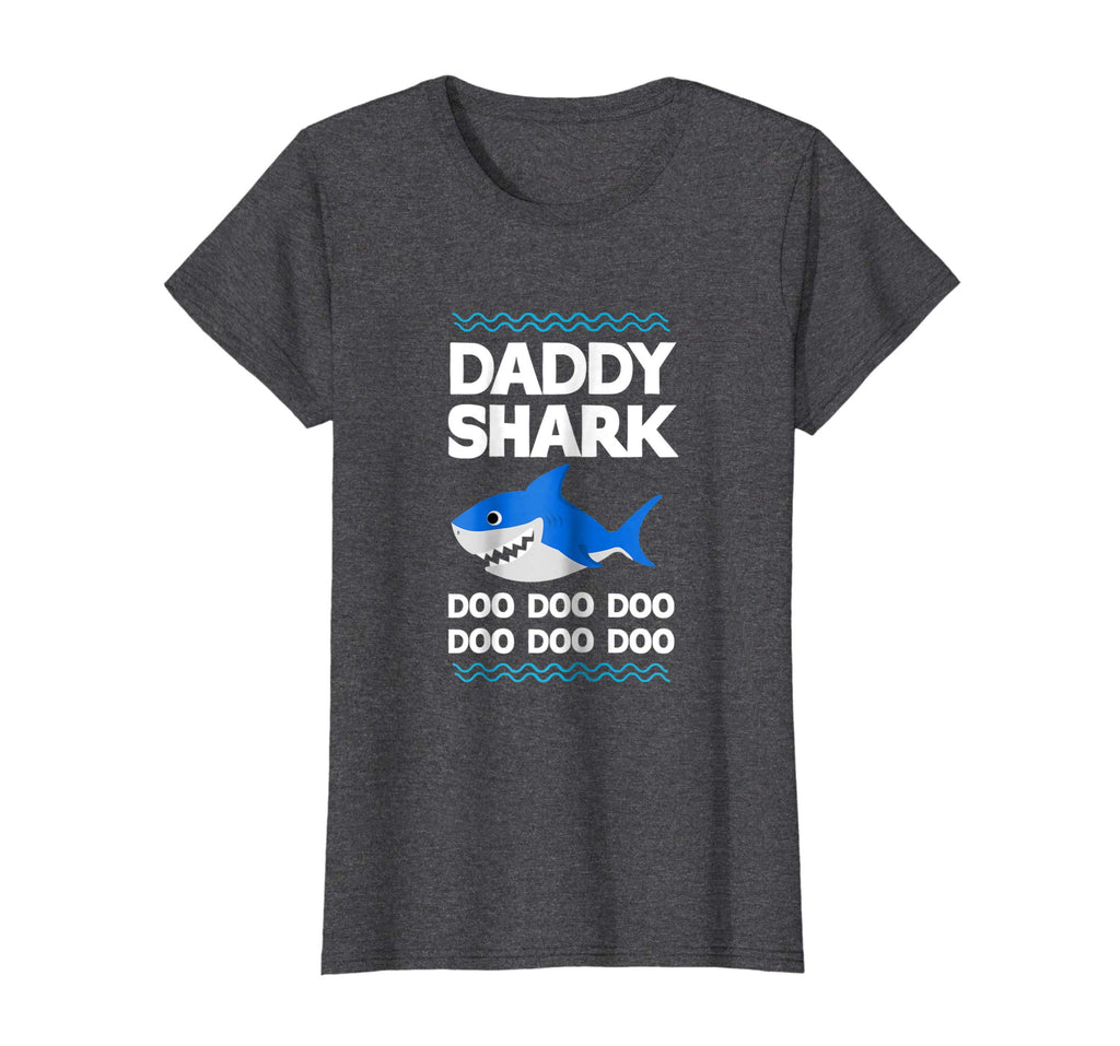 Daddy Shark T-Shirt Doo Doo Funny Baby Mommy Kids Video Tee