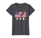 American Flag Horse T-Shirt Patriotic Funny 4th Of July USA