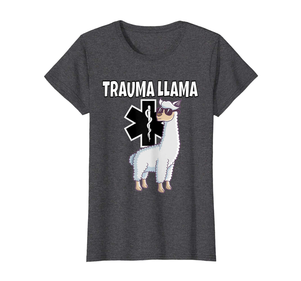 Funny Trauma Llama EMT T-Shirt Medic EMS Gift