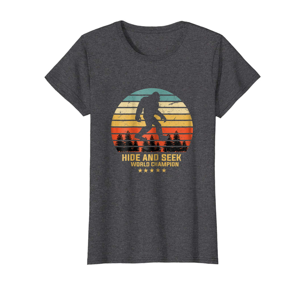 Hide and seek world champion shirt bigfoot is real funny