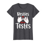 Bestie Before Testes Funny BFF Valentines Day Tshirt Gifts