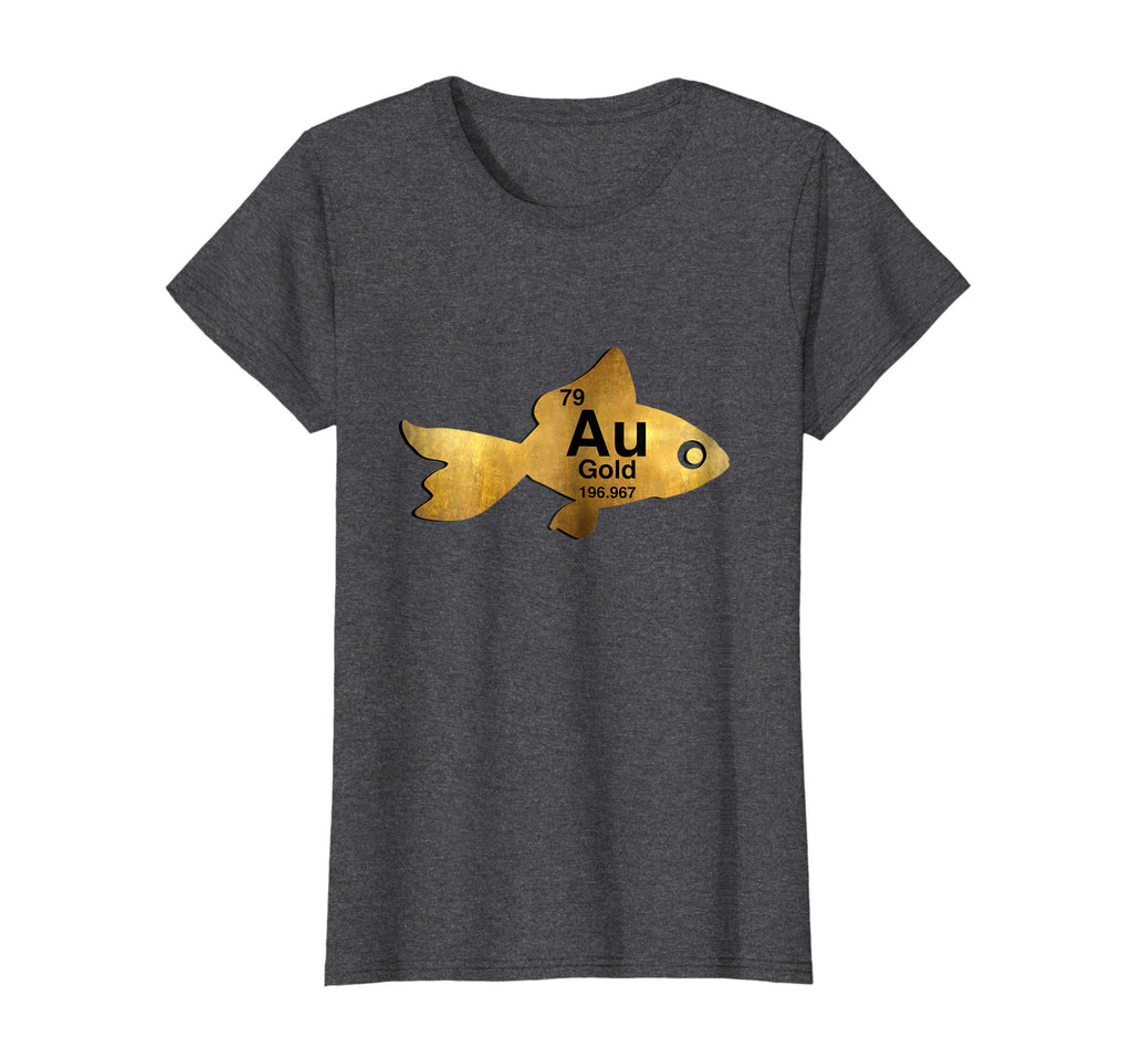Au Gold Goldfish Periodic Element Funny Graphic Tshirt