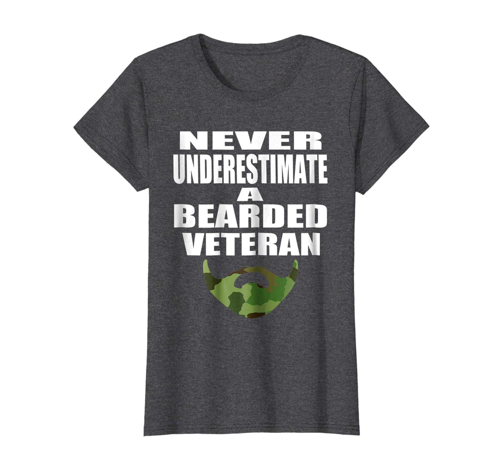 Beard T Shirt Funny Beard Gift For Military Veteran Men
