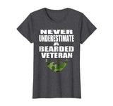 Beard T Shirt Funny Beard Gift For Military Veteran Men