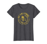 Bee The Change Funny Save The Bees Distressed T-Shirt