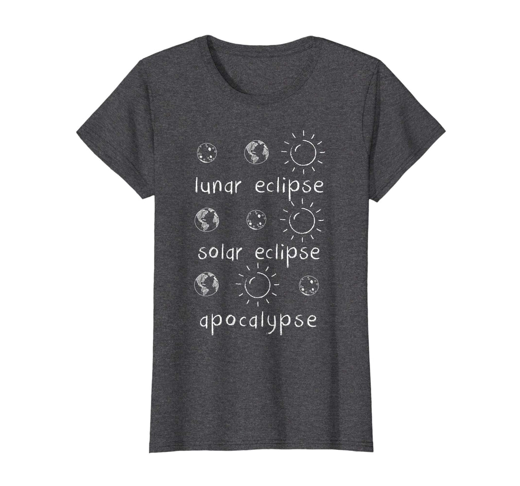 Lunar Solar Eclipse and Apocalypse Funny Science T-shirt