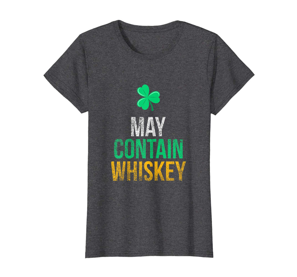 May Contain Whiskey Funny Irish Whiskey Lover T-Shirt
