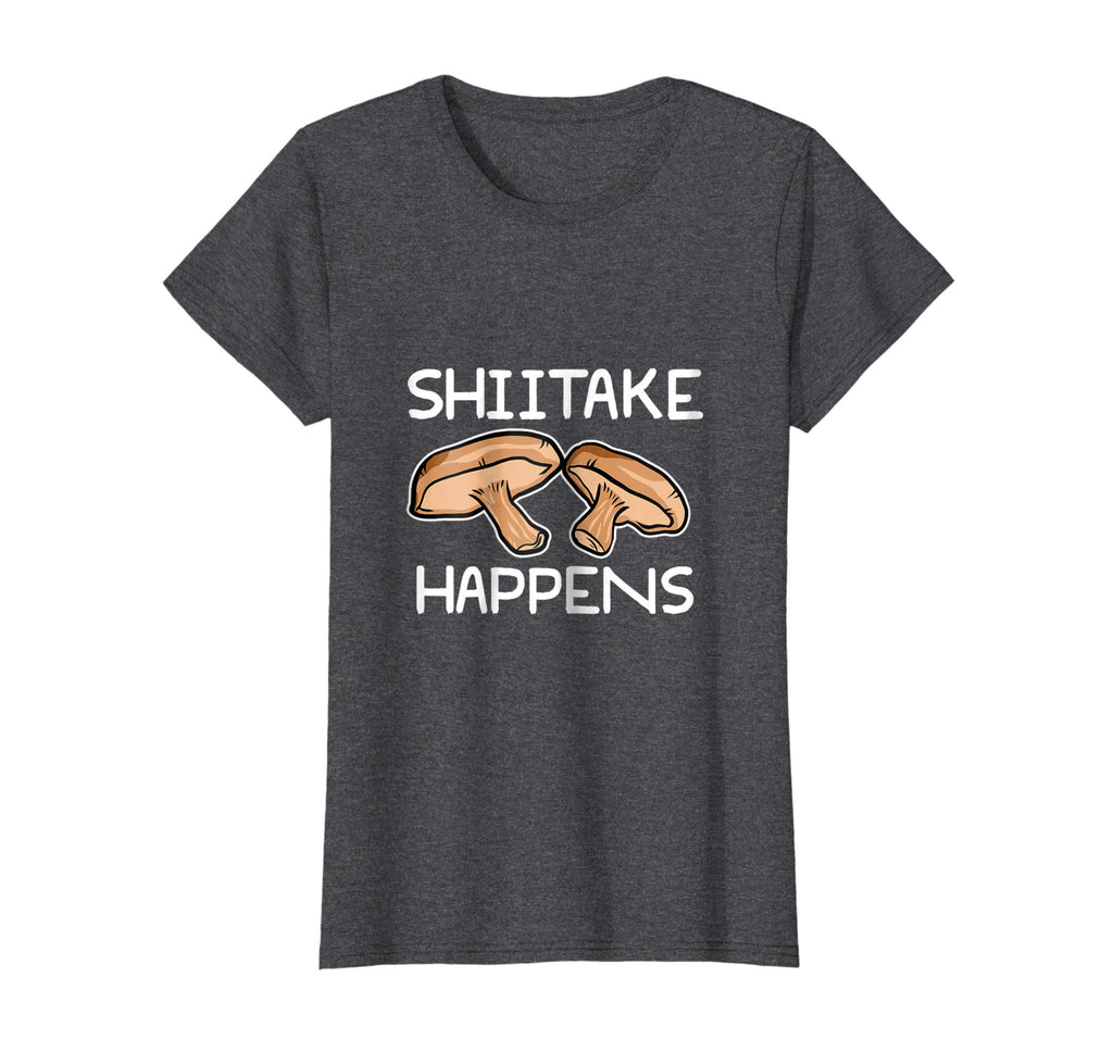 Shiitake Happens Funny Mushroom Chef T-Shirt