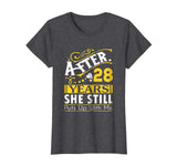 28th Wedding Anniversary Gift Funny T-Shirt for Husband