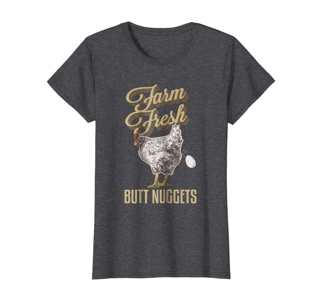 Farm Fresh Butt Nuggets Funny Chicken T Shirts Chicken Gifts