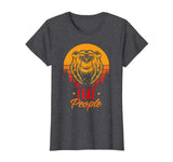 Camping Hiking I Hate People I Eat People Funny Bear T-Shirt