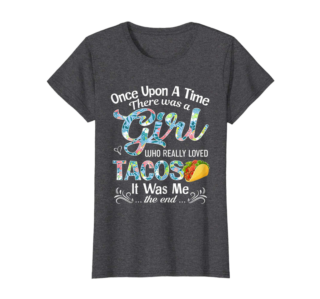 Womens funny love tacos shirt for girl