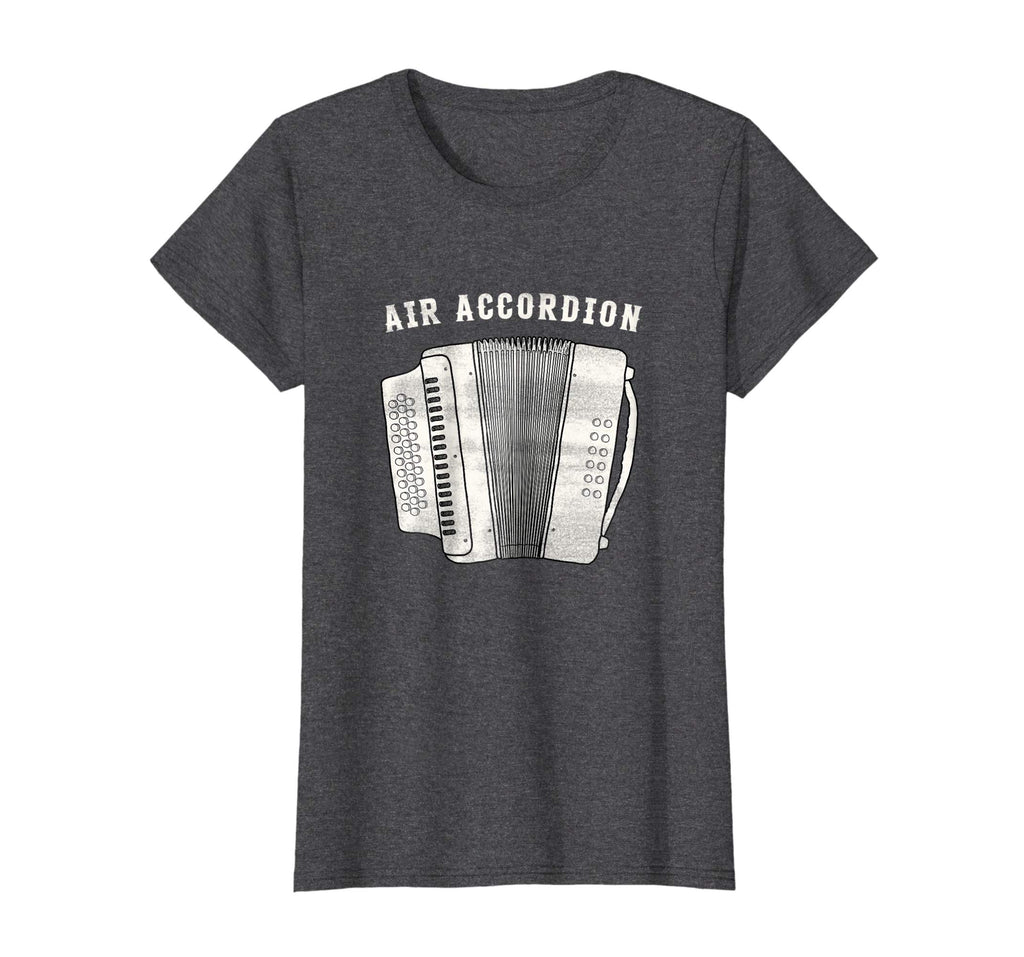 Air Accordion T Shirt - Funny Musician Shirt Squeeze Box Tee