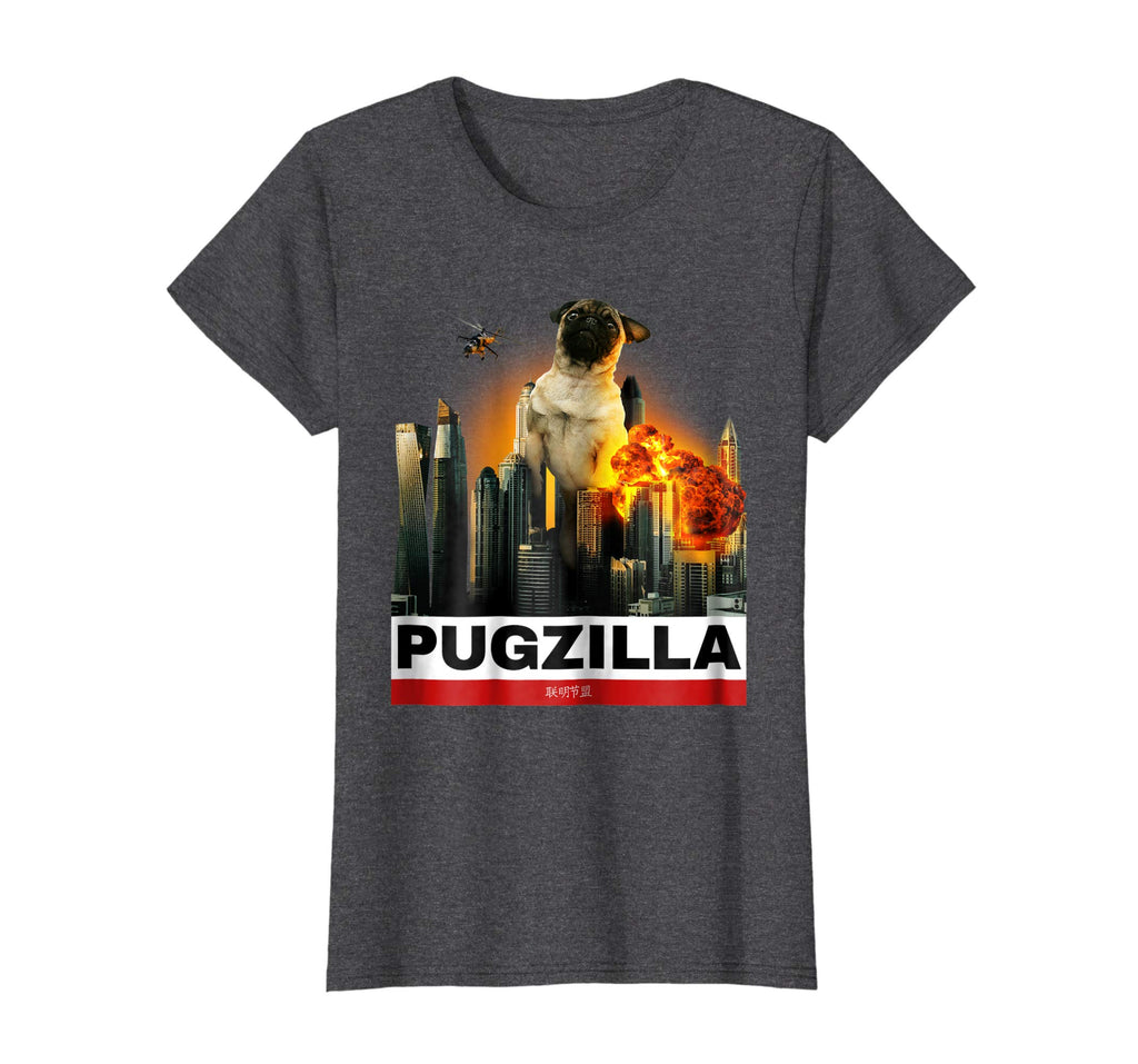 PUGZILLA - Funny Pug T-shirt Cute Gift for Puggy Lovers