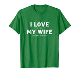 Mens Love It When My Wife Lets Me Play Funny Poker T Shirt Gift