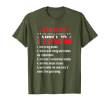 Mens 5 things you should know about my girlfriend funny T-shirt